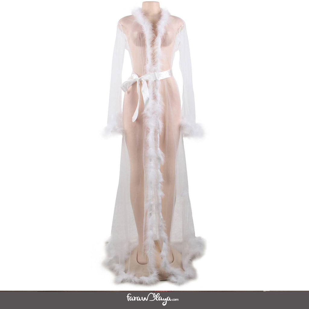 Queen Egypt Robe Perspective Sheer Sleepwear
