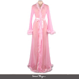 Queen  Robe Egypt Perspective Sheer Sleepwear