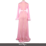 Queen  Robe Egypt Perspective Sheer Sleepwear