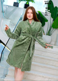 Short women's robe