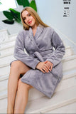Short women's robe
