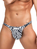 Green & Black & Leopard  & White & Tiger Snakeskin Pattern Sexy Men's Thong