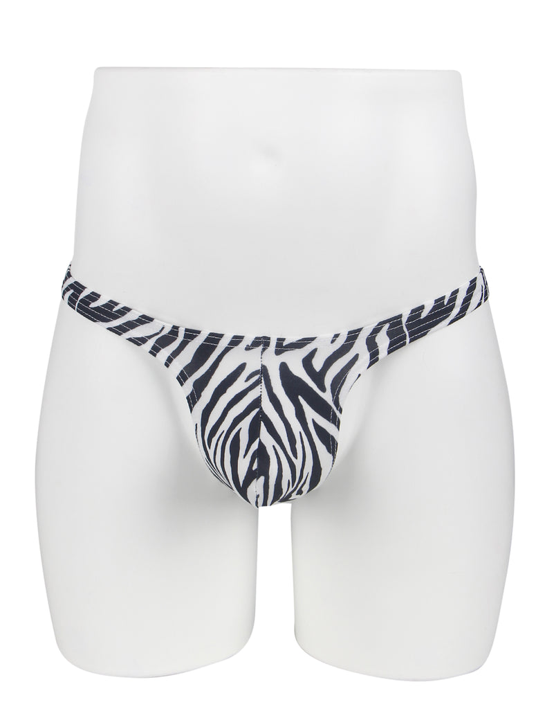 Green & Black & Leopard  & White & Tiger Snakeskin Pattern Sexy Men's Thong