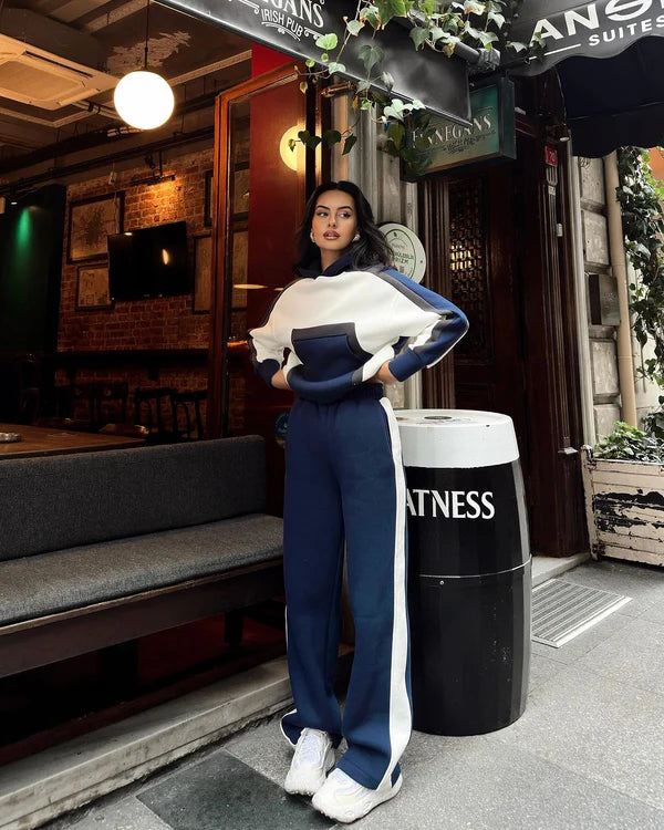 Women's cotton trousers (hoodie + pants)