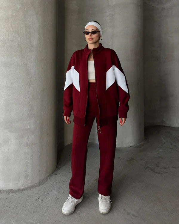 Women's cotton trousers (hoodie + pants)