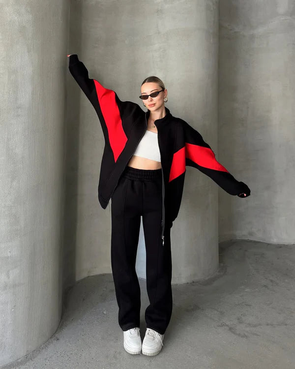 Women's cotton trousers (hoodie + pants)