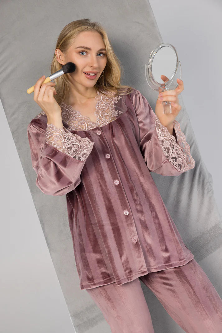 WIDE STRIPES CASHMERE PJS