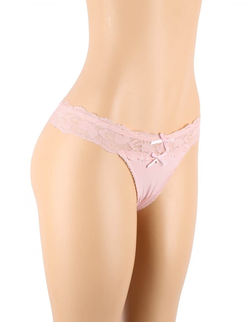 High Quality Burgundy Sexy Floral Lace Panty