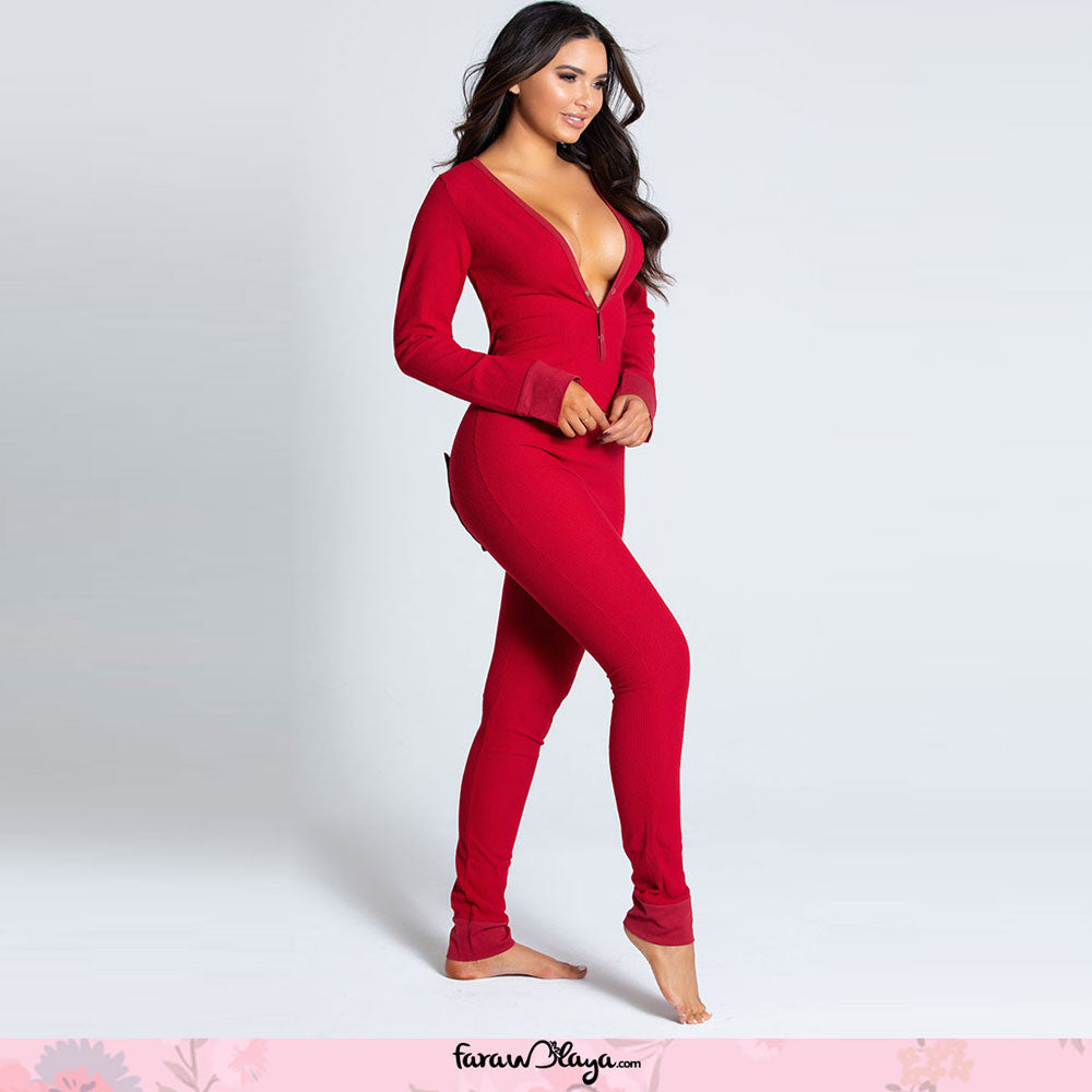 LOVE ME LONG JOHNS JUMPSUIT Farawlaya Farawlaya