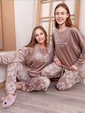 Elegant women's winter pajamas