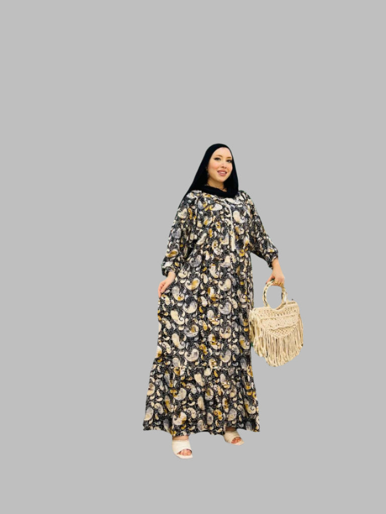 Women's Abaya with Viscose Strap