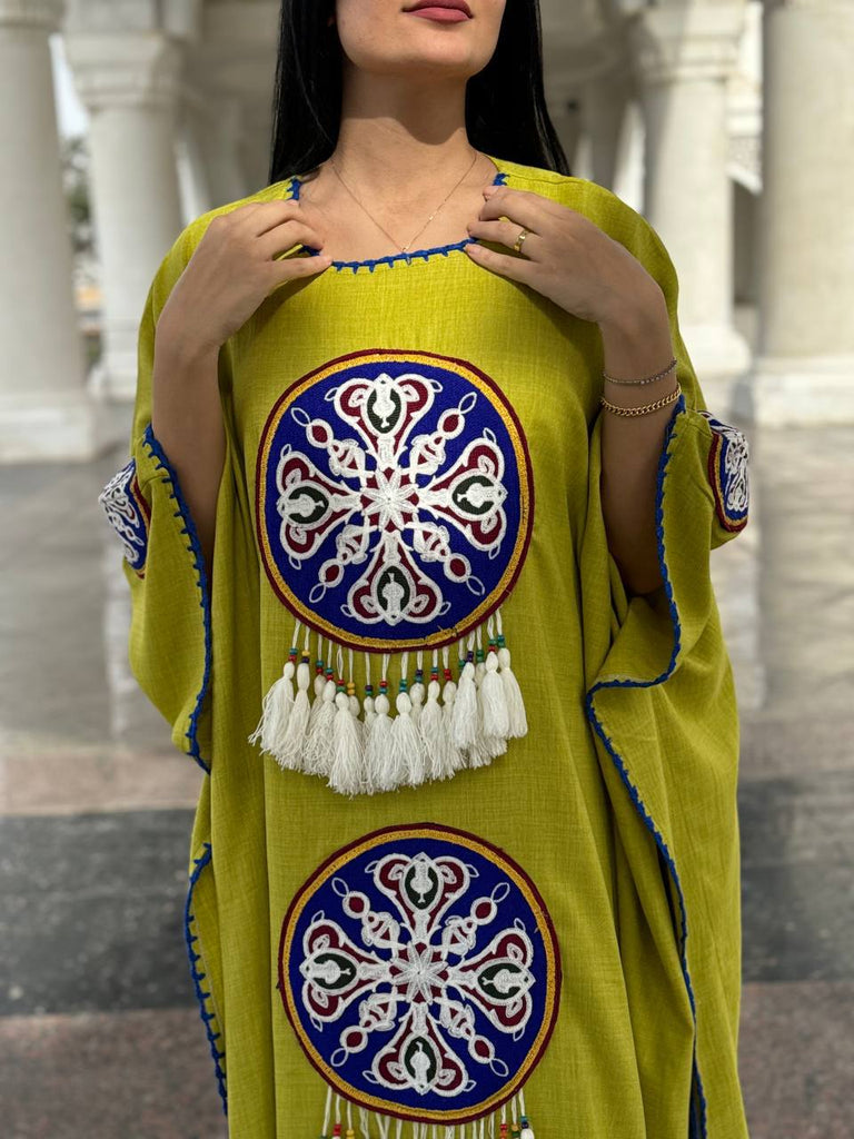 Free size women's Turkish linen abaya