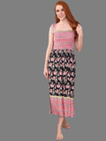 Women's long floral dress