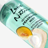 Love Nature mist spray with coconut water and organic cantaloupe extracts