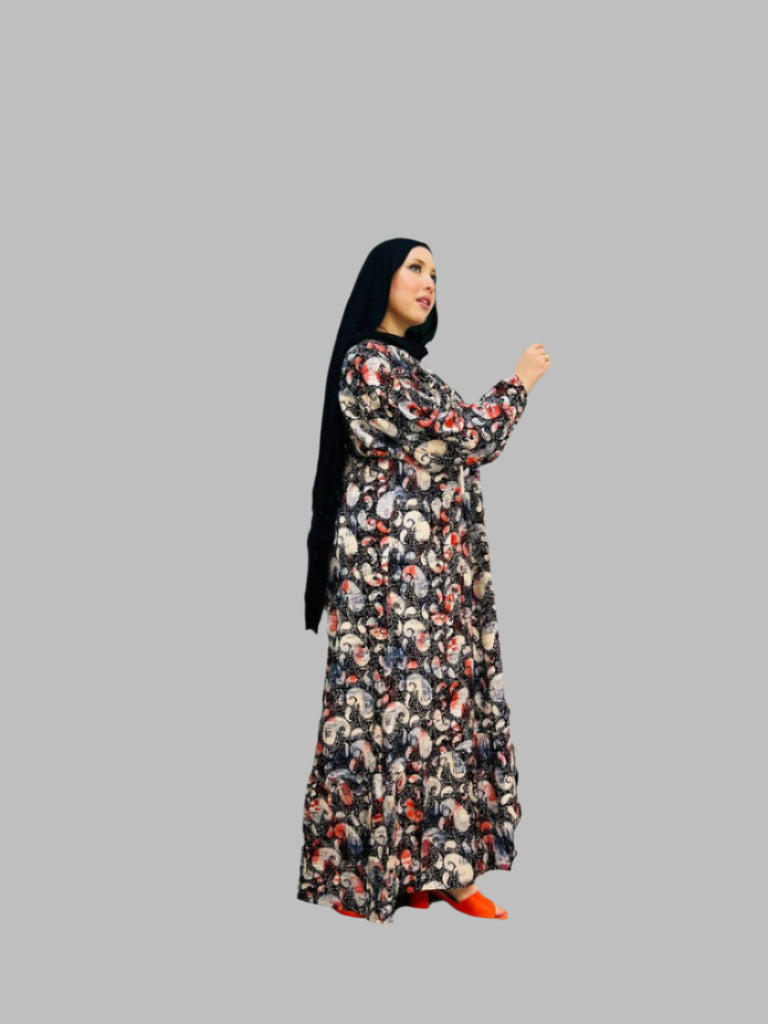 Women's Abaya with Viscose Strap