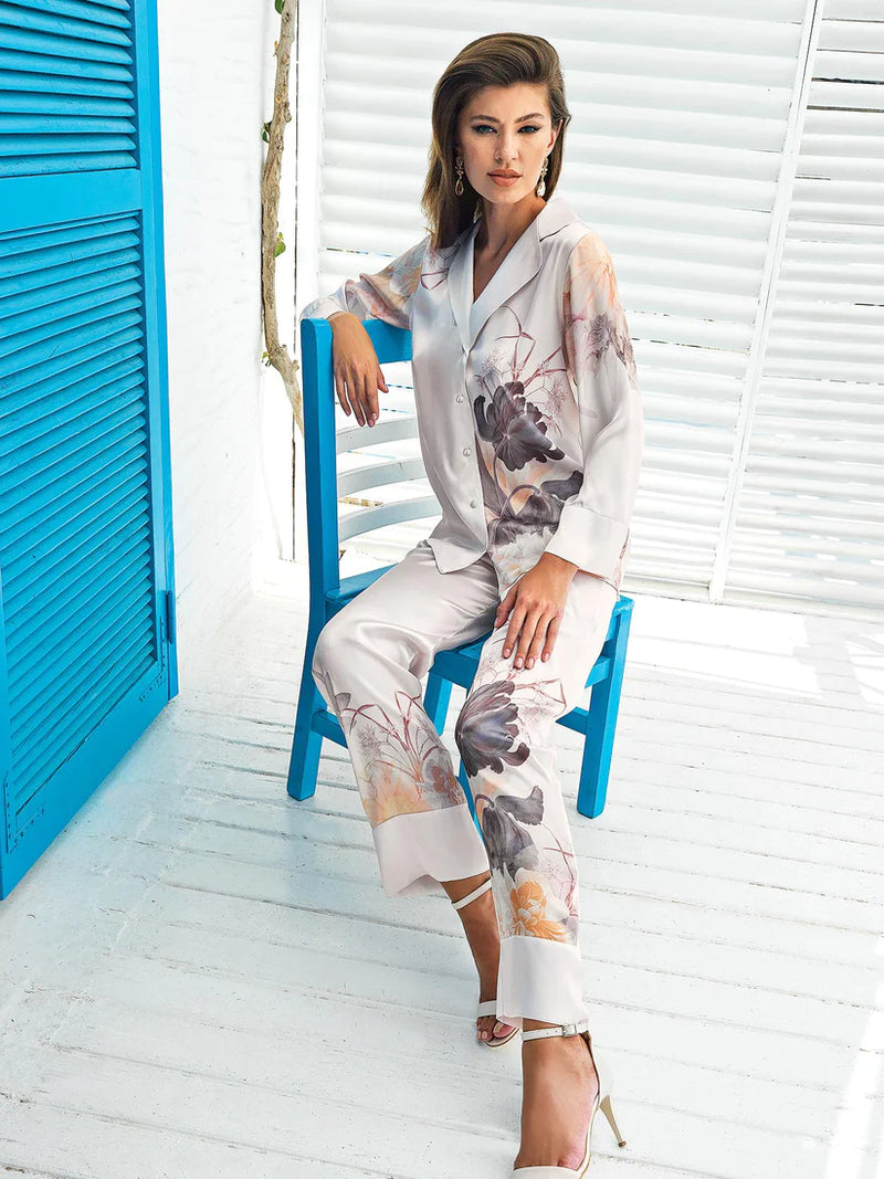 SATIN PAJAMAS SET