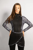 4PACK FULL BODY BURKINI ONE PIECE SWIMSUIT WITH BEACH SKIRT AND PANTS AND SWIM CAP