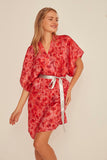 Women Satin Dressing Gown