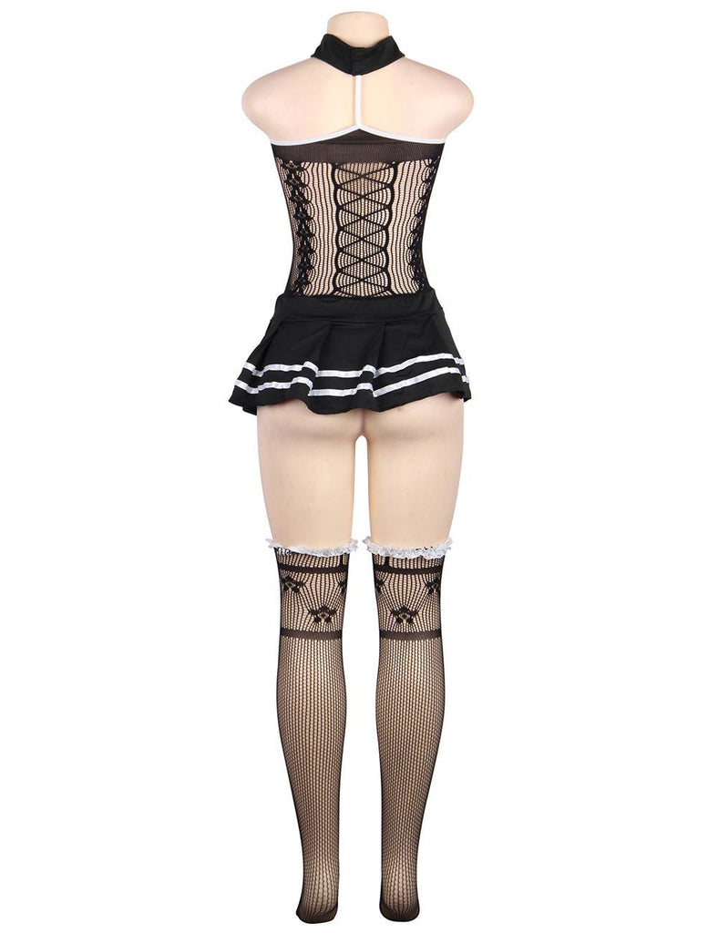 Uniform Temptation Sexy College Style Lingerie Suit