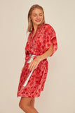 Women Satin Dressing Gown
