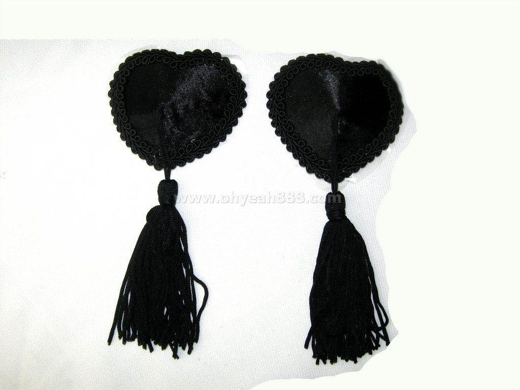Wholesale Women Black Heart Nipple Covers