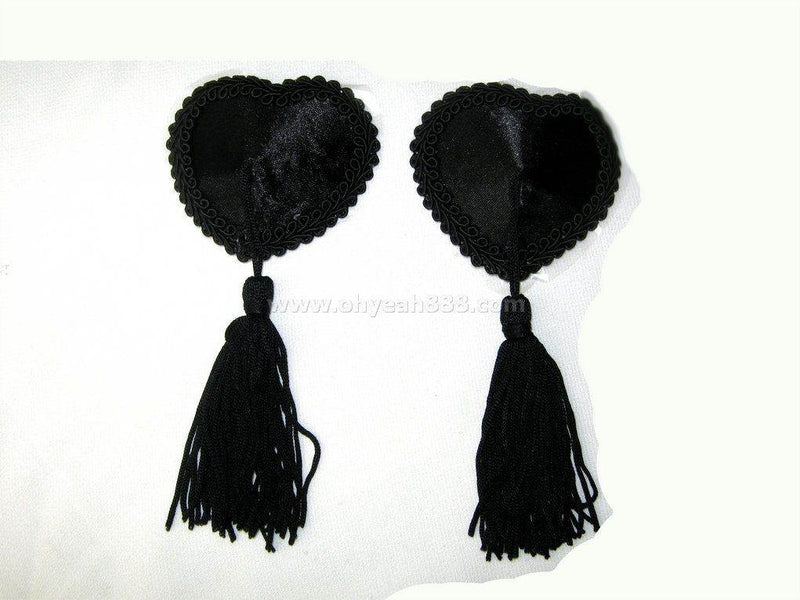 Wholesale Women Black Heart Nipple Covers