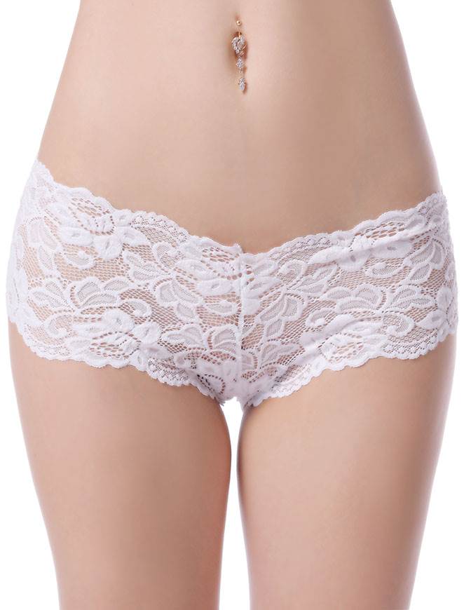 Nude Sexy Floral Lace Panty