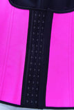 4 Steel Bones Latex Corset Girdle Vest Waist Cincher Body Shaper
