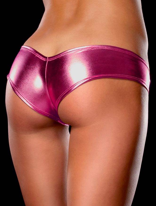Sexy Rosy and Blue and Silver Metallic Shorts