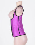 4 Steel Bones Latex Corset Girdle Vest Waist Cincher Body Shaper
