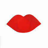 Red Lip Shaped Nipple Cover With Farawlaya