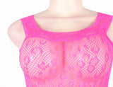 Factory price Leopard patterned garter fishnet bodystocking