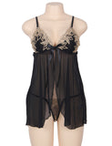 Multi-fibre Elegant Fly-away Babydoll