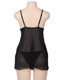 Multi-fibre Elegant Fly-away Babydoll