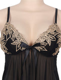Multi-fibre Elegant Fly-away Babydoll