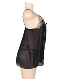 Multi-fibre Elegant Fly-away Babydoll