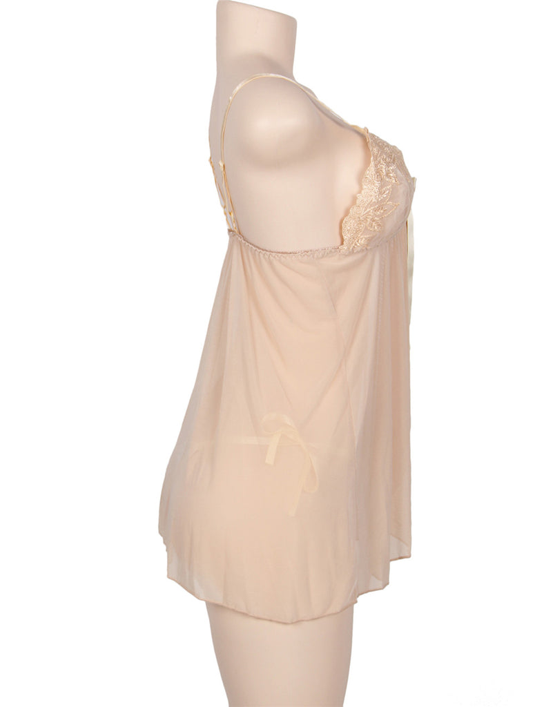 Multi-fibre Elegant Fly-away Babydoll