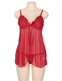 Multi-fibre Elegant Fly-away Babydoll