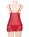 Multi-fibre Elegant Fly-away Babydoll