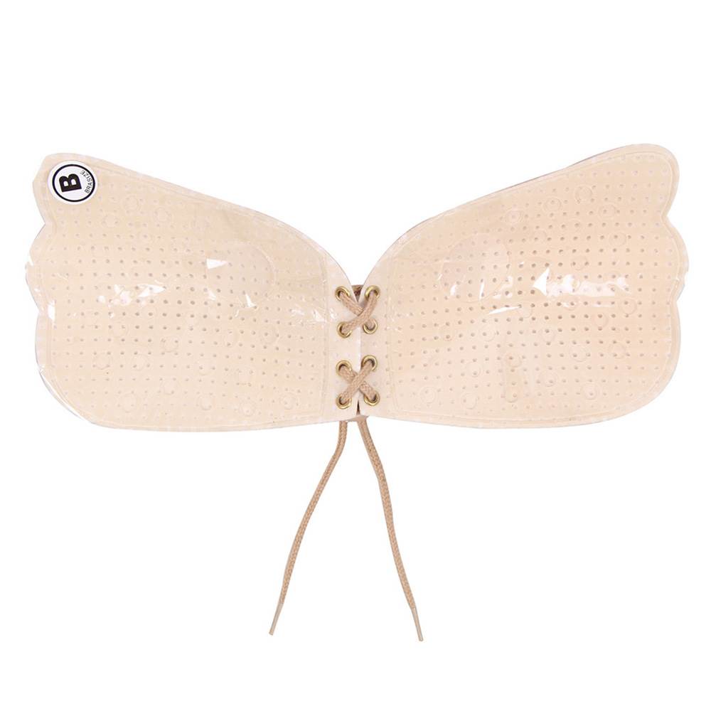 Strapless Self Adhesive Silicone Invisible Blue Push-up Bra