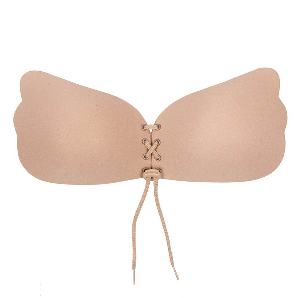 New Strapless Self Adhesive Silicone Invisible Blue Push-up Bra
