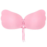 New Strapless Self Adhesive Silicone Invisible Blue Push-up Bra