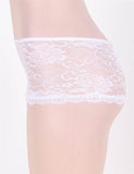 Open Crotch Floral Lace Panty