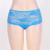 Open Crotch Floral Lace Panty