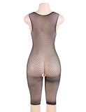 New Plus Size White Fishnet Bodystocking Egypt