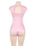 Plus Size Floral Embroidery Lace Sexy Teddy