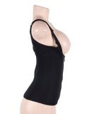 6 Pieces Steel Bones Black Neoprene Waist Training Corset