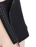 6 Pieces Steel Bones Black Neoprene Waist Training Corset