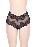 Sexy High Waist Floral Lace Panty