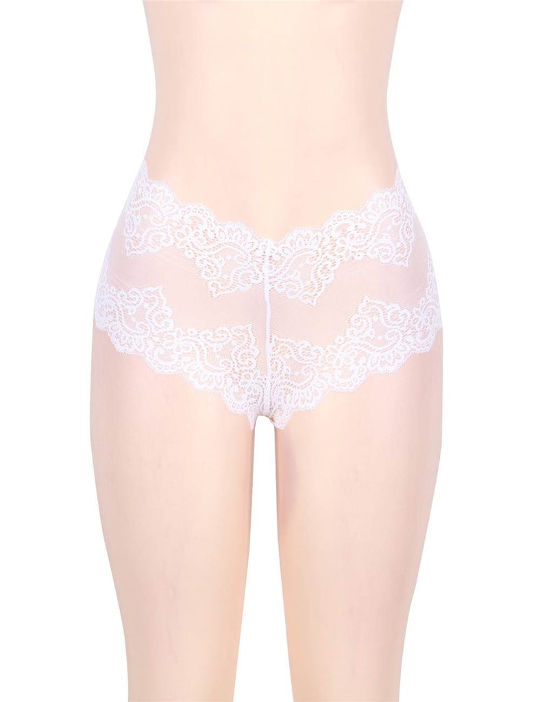 Sexy High Waist Floral Lace Panty